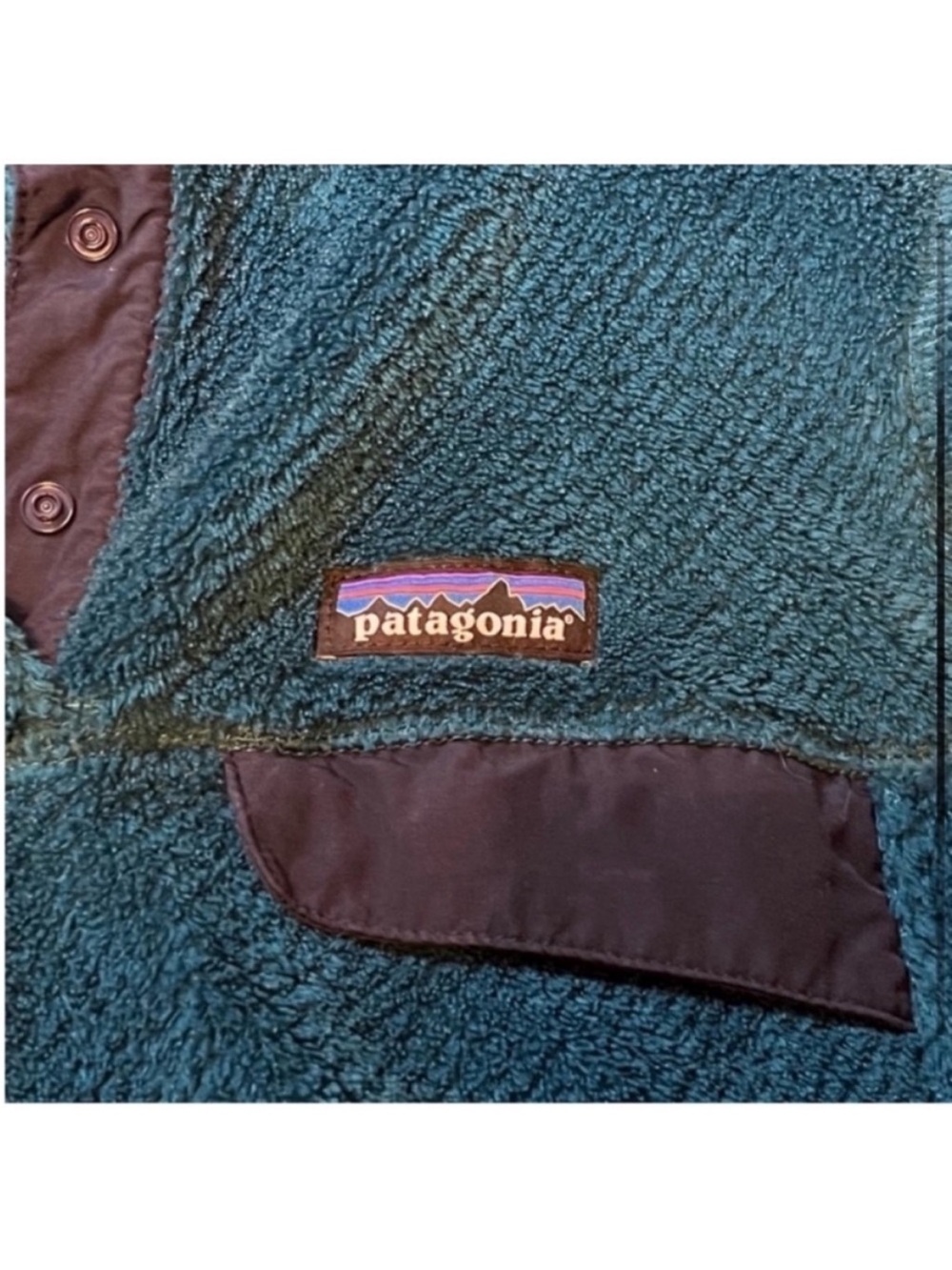 Patagonia Snap T Polartec Thermal Pro Fleece Teal Jacket size small - Picture 4 of 5
